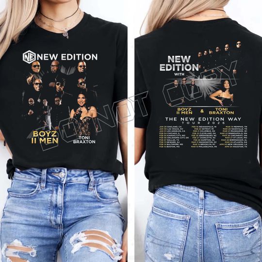 Discover The New Edition Way Tour 2026 T-Shirt