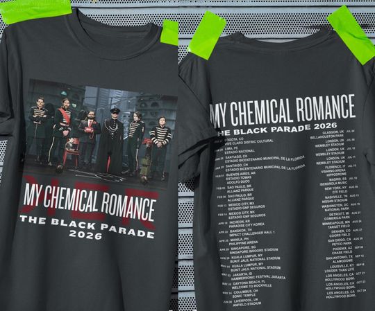 Unisex shirt My Chemical Romance Tour 2026 Shirt | North America | MCR Merch