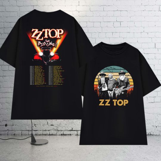 Discover ZZ Top The Big One Tour T-Shirt, ZZ Top Band Tour 2026 Shirt, ZZ Top Fan Gifts