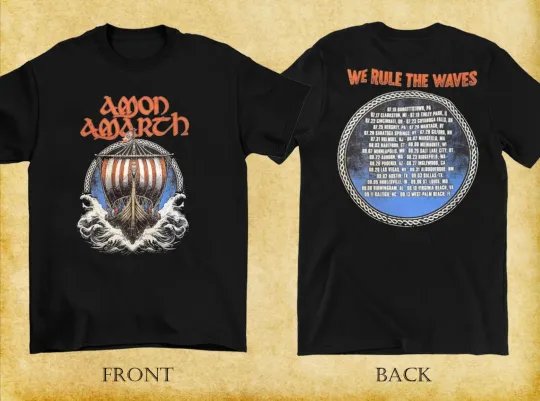 Amon Amarth 2025 USA Tour Double Sided T-Shirt