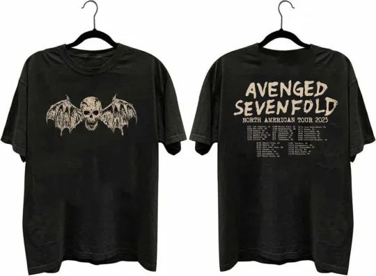 Discover Vintage Avenged Sevenfold North American Tour 2023 T-Shirt