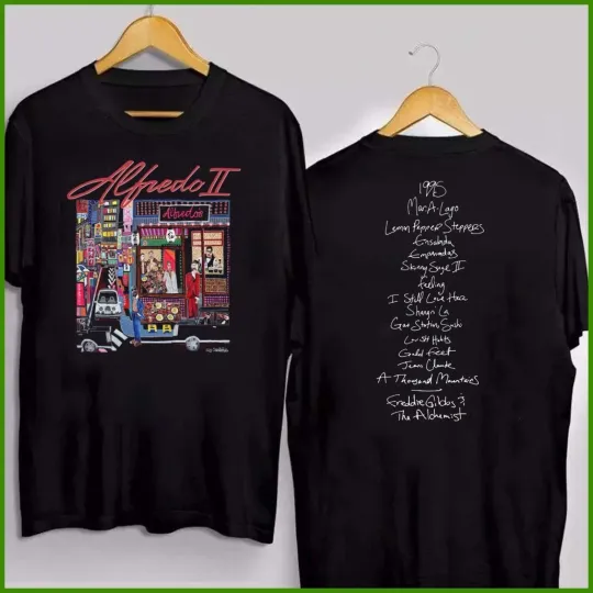 Discover Freddie Gibbs Alfredo 2 Tracklist T-Shirt, Double Sided