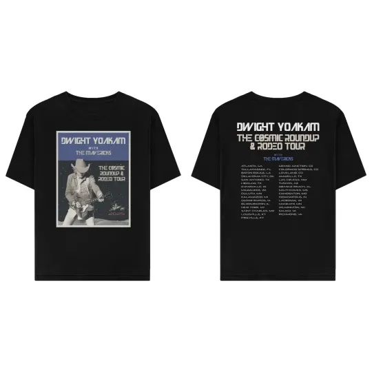 Dwight Yoakam with The Mavericks Tour 2025 Double Sided T-Shirt