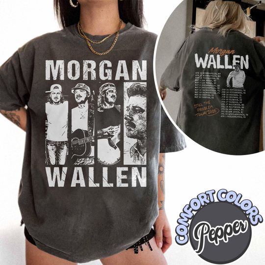 Discover Wallen Western Still The Problem Tour 2026 Comfort Colors Shirt, Country Music Tee Nashville Concert Merch Wallen Fan Gift