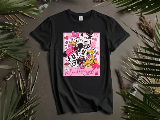 Discover Disney Mickey And Friends Valentine Photo Tshirt