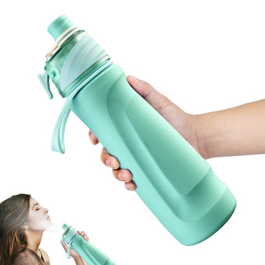 Discover Fjbottle 750ml Stainless steel Spray Water Bottle Portable Leakproof Spray Water Cup Durable BPA Free