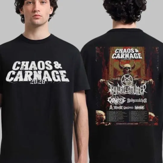 Discover Chaos And Carnage 2026 Festival Tour Full Lineup And Schedule Dates shirt