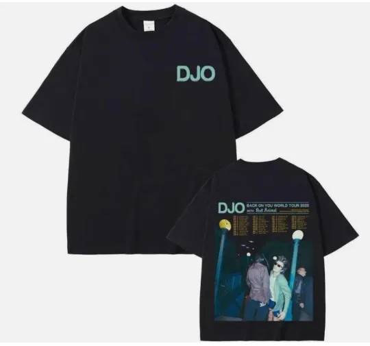 Discover DJO Back On You World Tour 2026 Shirt, DJO Tour Graphic T-Shirt