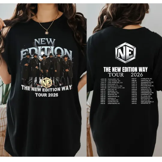 The New Edition Way Tour 2026 Shirt, New Edition 2026 Live Concert Shirt
