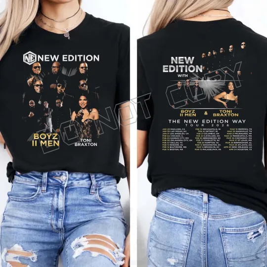 Discover The New Edition Way Tour 2026 T-shirt