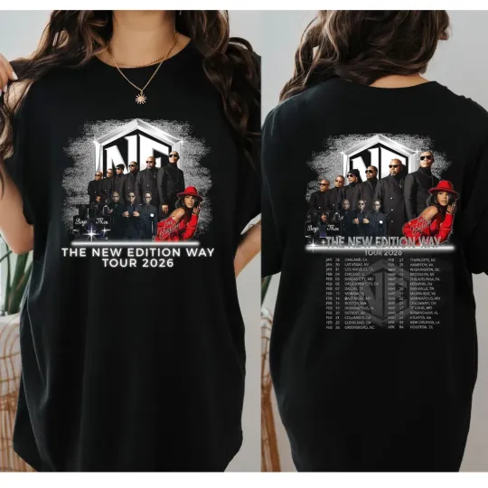 The New Edition Way Tour 2026 Shirt, New Edition 2026 Concert Shirt for Fans