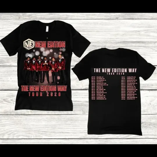 Discover 2026 Concert The New Edition Way Fan Shirt, NE New Edition Way Tour 2026 Shirt