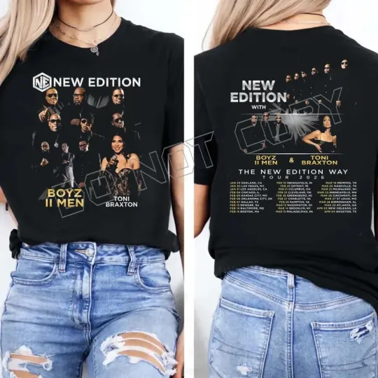 The New Edition Way Tour 2026 Shirt, 2026 Concert The New Edition Way Fan Shirt