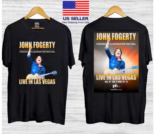 John Fogerty 2026 Tour Las Vegas NV T-Shirt