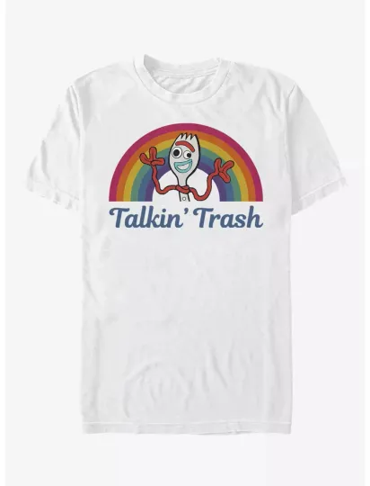 Discover Disney Toy Story Forky Talkin Trash White T Size S - 5Xl, Gift For Friends