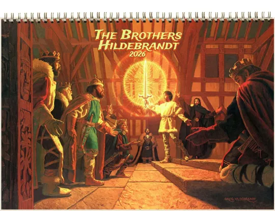 Discover 2026 Vintage Fantasy Comic Wall Calendar