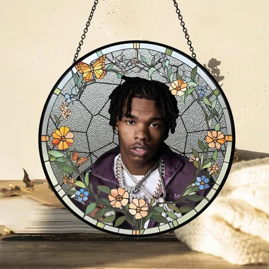 Discover Lil Baby Stained Glass Suncatcher - Home Window Hanging Ornament