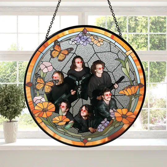 Discover King Gizzard-the Lizard Wizard Stained Glass Suncatcher-Window Hanging Ornament