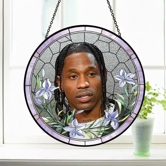 Discover Travis Stained Glass Suncatcher- Home Window Hanging Ornament