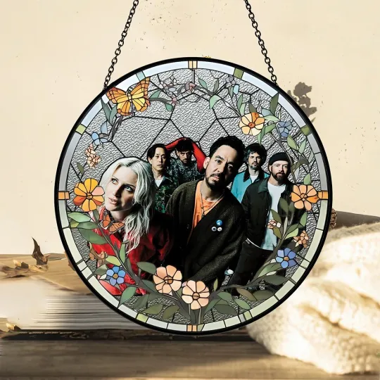 Discover Linkin Park Stained Glass Suncatcher- Home Window Hanging Ornament