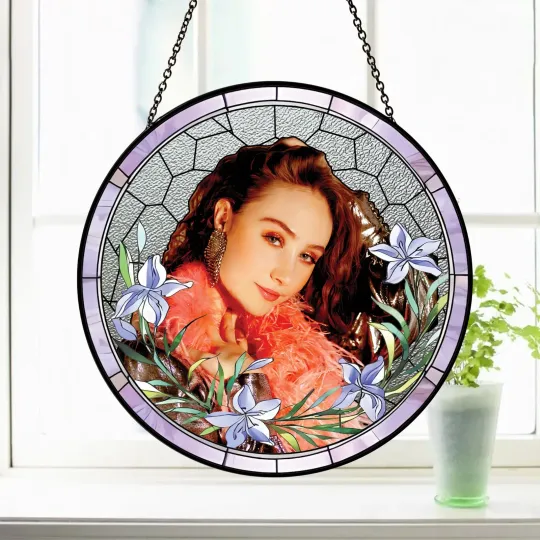 Discover Chappell Roan Stained Glass Suncatcher-Home Window Hanging Ornament