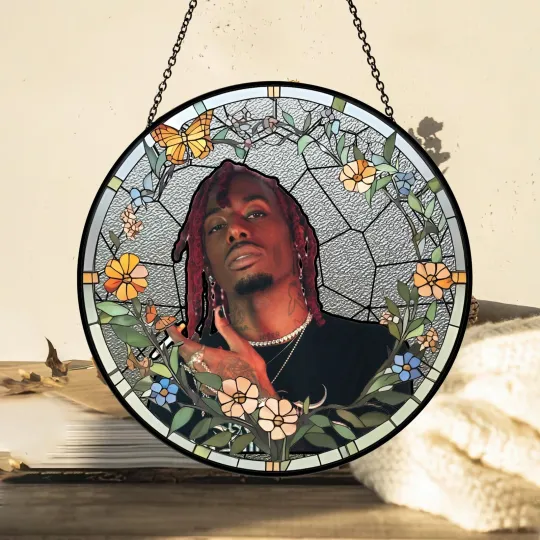 Playboi Carti Stained Glass Suncatcher -Home Window Hanging Ornament