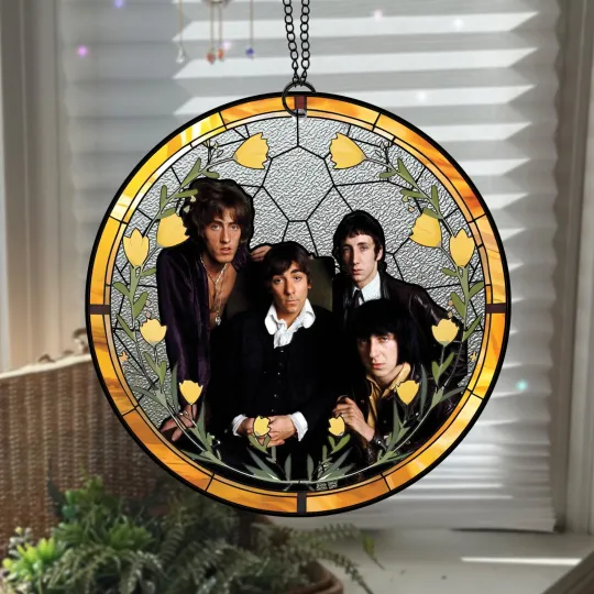 Discover The Who Stained Glass Suncatcher -Home Window Hanging Ornament
