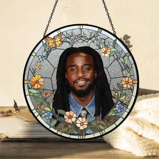 Shaboozey Stained Glass Suncatcher-Home Window Hanging Ornament