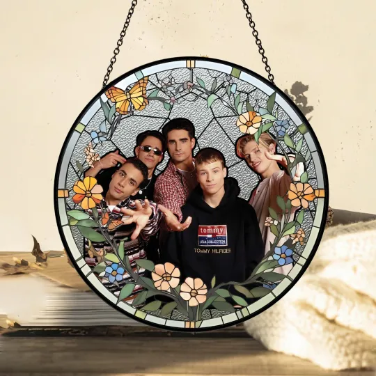 Discover Backstreet Boy Stained Glass Suncatcher- Home Window Hanging Ornament
