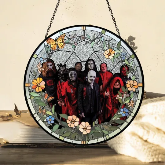 Discover KNOT Stained Glass Suncatcher- Home Window Hanging Ornament