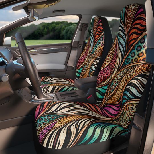 Discover Waterproof Car Seat Covers | Custom Auto Seat Cover Sets | Universal Car Seat Protector for Dogs & Pets | Designer Car Seat Covers