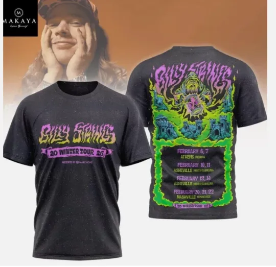 Discover Billy String Winter Tour 2015-2026 Schedule Usa 3D Shirt