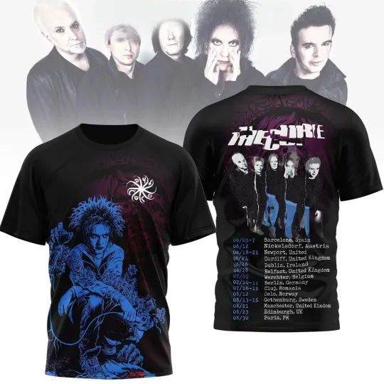 Discover The Cure Tour 2026 T-Shirt