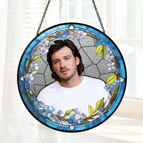 Discover Wallen Western Stained Glass Suncatcher - Home Window Hanging Ornament