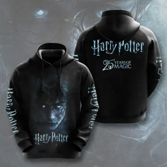 Discover Harry Potter 25th Anniversary 3D Hoodie
