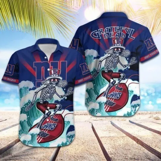 Discover Personalized New York Football Giantss Team Hawaiian Shirt Unisex Adult S-5XL
