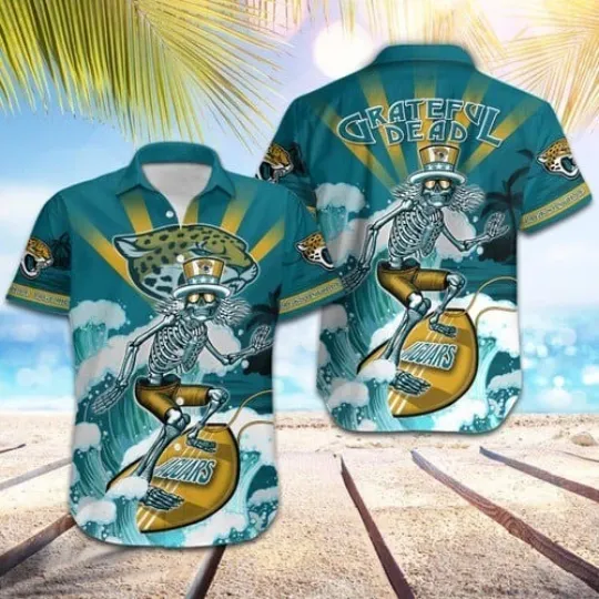 Discover Personalized Jacksonville Football Jaguarss Team Hawaiian Shirt Unisex Adult