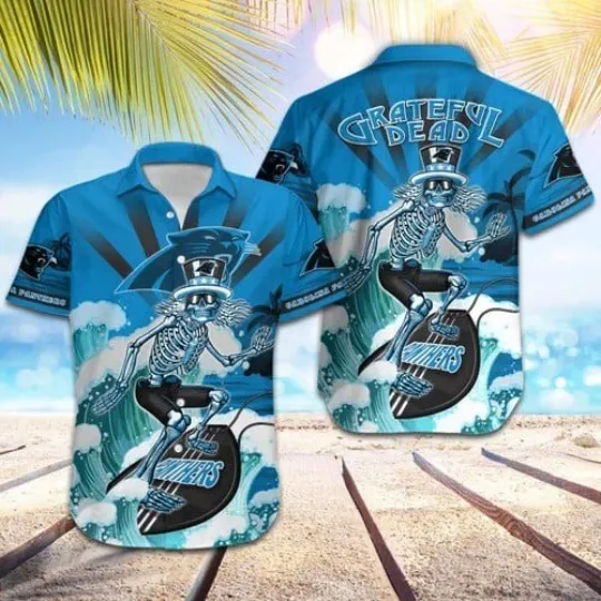 Discover Personalized Carolina Football Pantherss Team Hawaiian Shirt Unisex Adult S-5XL