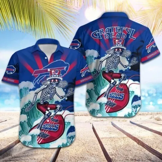 Discover Personalized Buffalo Football Billss Team Hawaiian Shirt Unisex Adult S-5XL