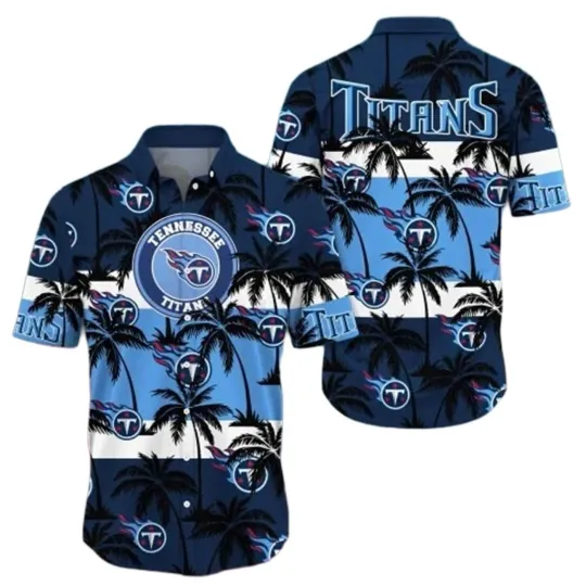 Discover Tennessee Football Team Titanss Hawaiian Button Down Shirt Unisex Adults S-5XL
