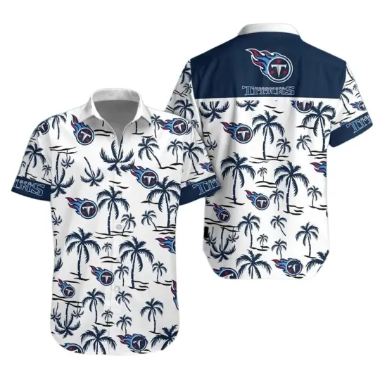 Discover Tennessee Football Team Titanss Hawaiian Button Down Shirt Unisex Adults S-5XL