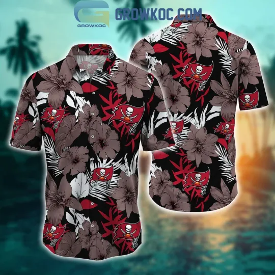 Discover Tampa Bay Football Team Buccaneerss Hawaiian Button Down Shirt Unisex Adults