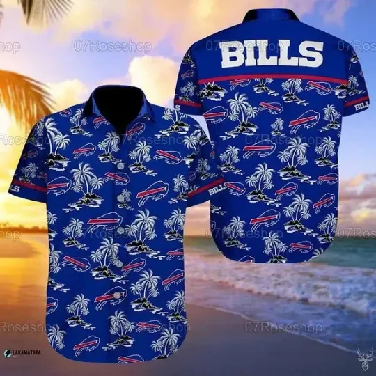 Discover football Buffalo Bills Football Sports Logo On A Hawaiian Shirt
