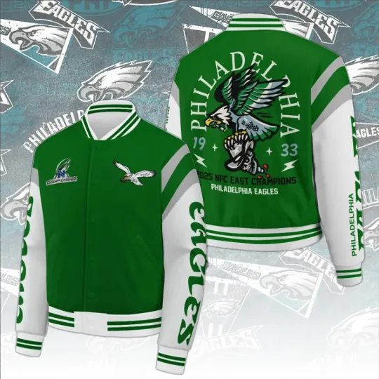 Discover Eagles Varsity Jacket