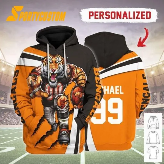 Discover Personalized Cincinnati Football Team Bengalss Hoodie