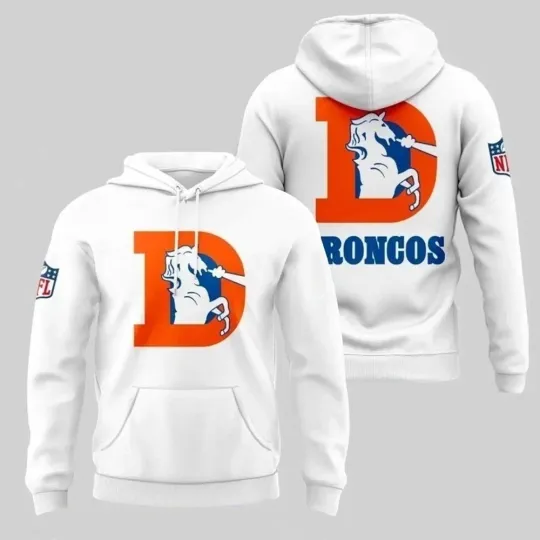Discover Broncos White Out 2025 Hoodie 3D Hoodie Men Women Casual