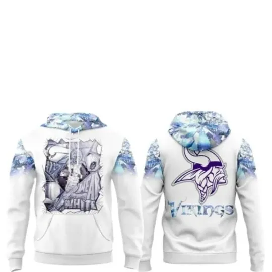 Discover Vikings Winter Whiteout 3D Hoodie