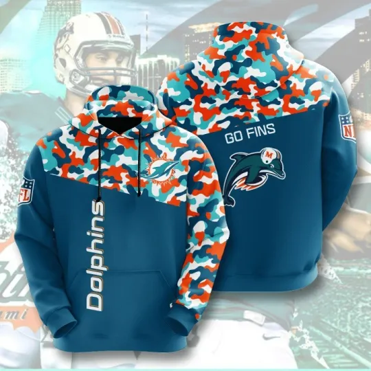 Discover Personalized Miami Football Team Dolphinss Hoodie