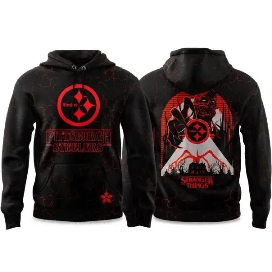 2025 Steeler x Stranger Things 5 Hoodie