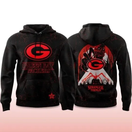 Discover 2025 Packers x Stranger 3D Hoodie